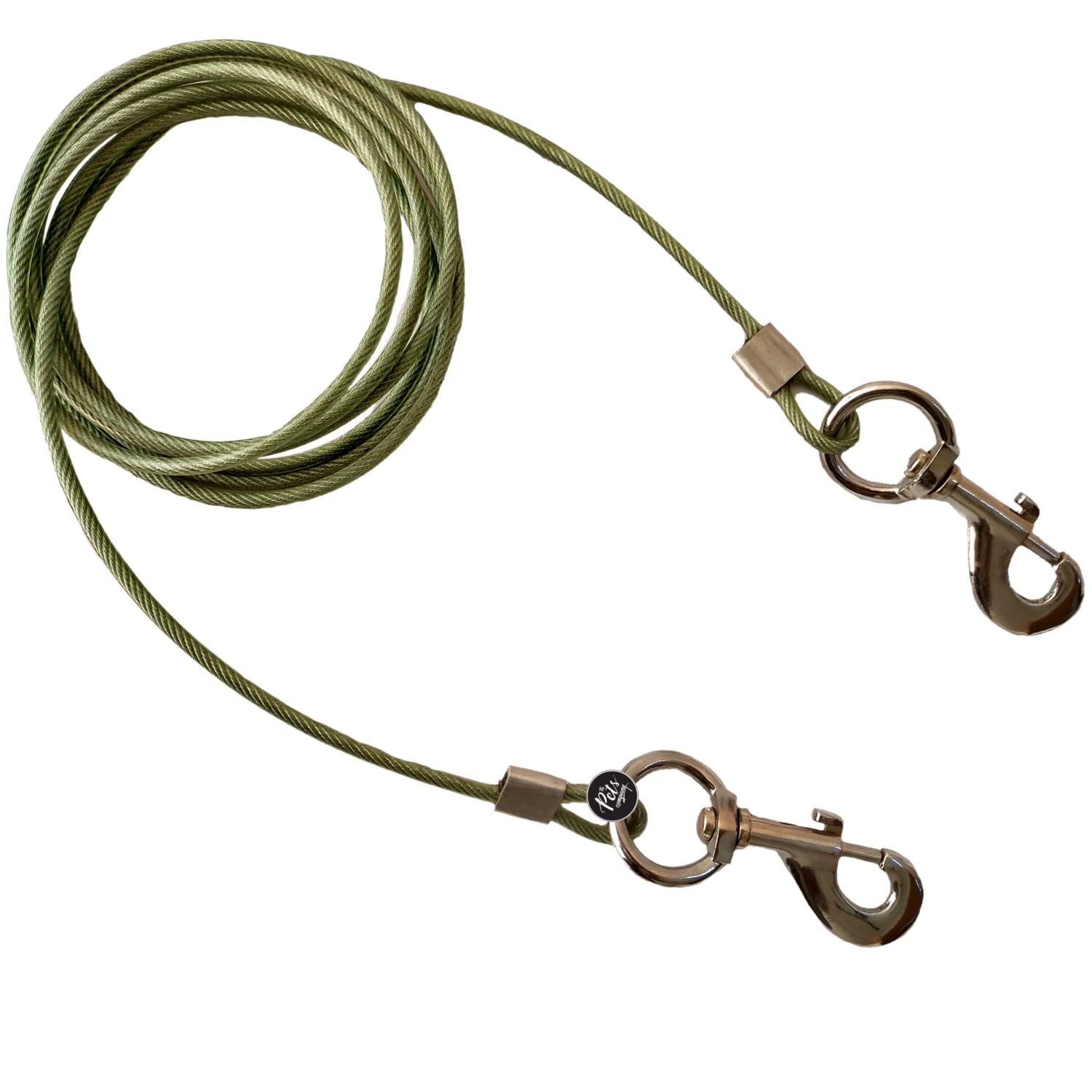 The Pets Company Tie-Out Cable/Leash for Dogs up to 40 Kgs, 5 mm, 11 Feet, Large Multi Colour (B09LMH5CRC) Amazon Price History, Amazon Price Tracker