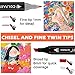 colpart 100 Colors Alcohol Markers Dual Tip Art Markers for Kids Marker Pens with Pen Holder and Case for Adult Coloring Painting Supplies Perfect for Coloring, Sketching and Drawing Christmas Gift