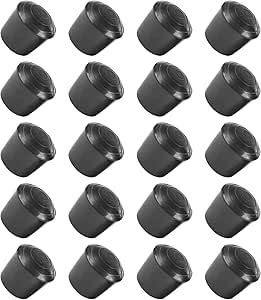 Uxcell 8cs Chair Leg Tips Caps, 15/16" PVC Non-Slip Feet End Caps Cover, Straight Chair Leg - Foto 5