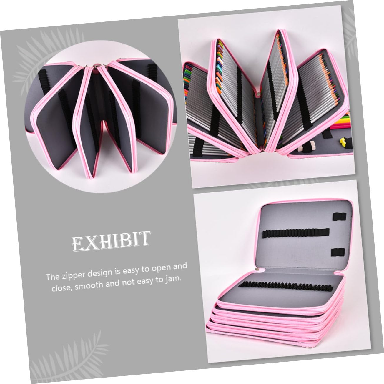Astuccio Portapenne Di Capacità Con Maniglia Astuccio Extra Large Per La Scuola 252 Scomparti Per Riporre Oggetti Artistici