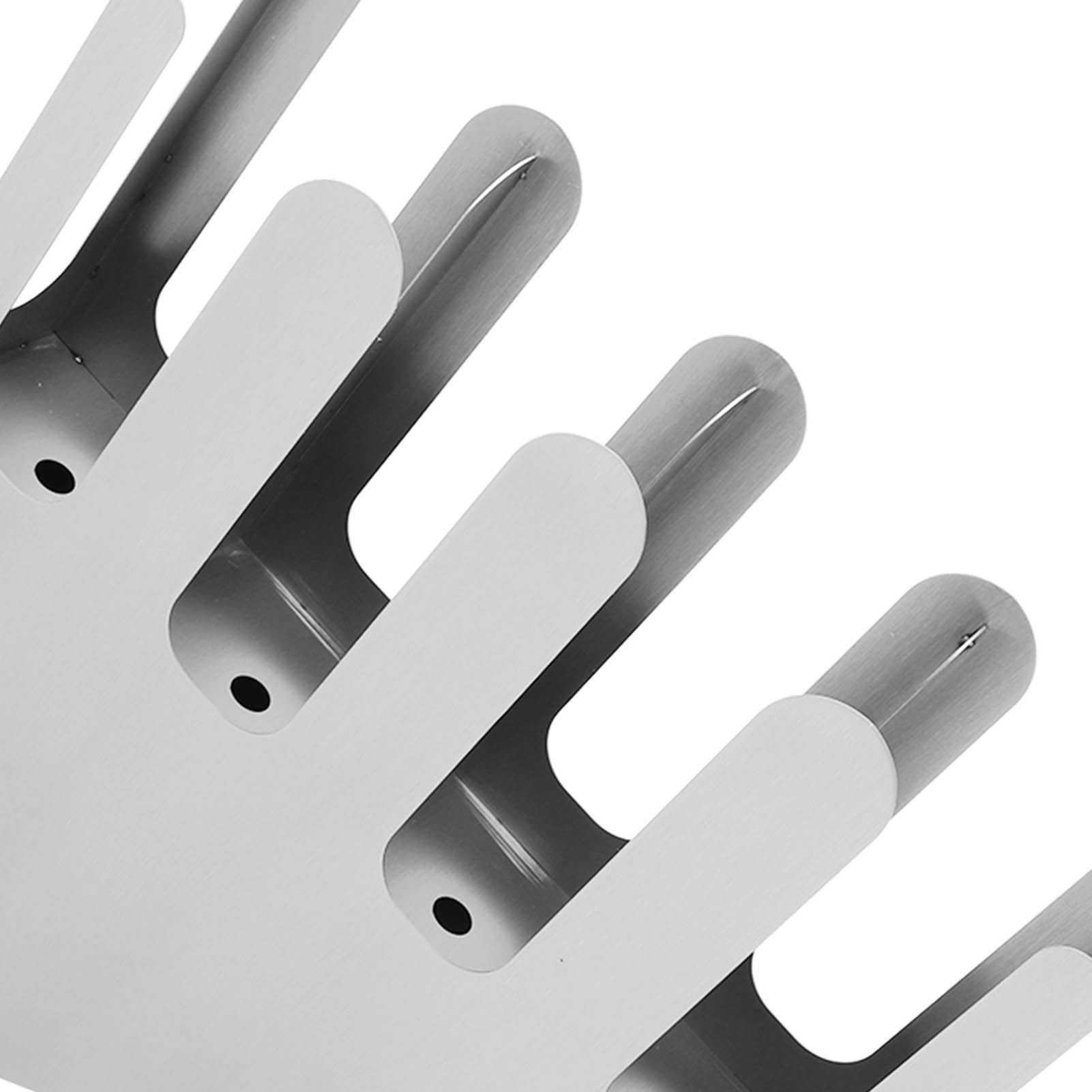 EBTOOLS Portabicchieri in acciaio inox a 4 scomparti per riporre comodamente tazze da caffè, tè e bevande