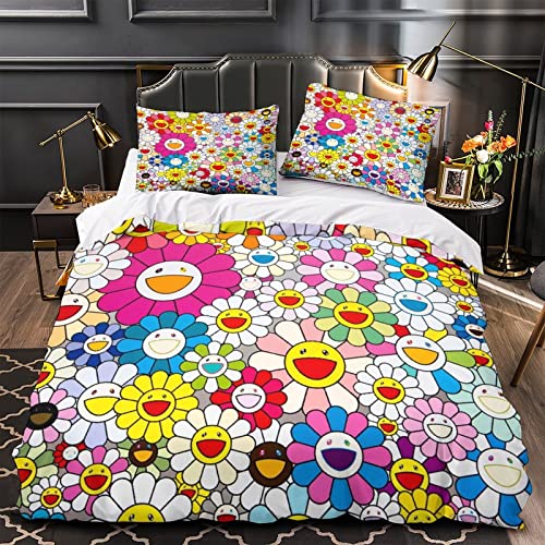 Takashi Murakami Art Set Copripiumini e Federe