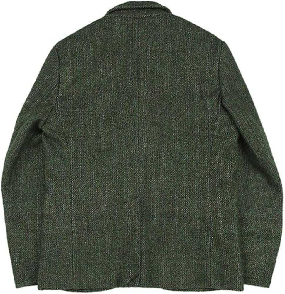Amazon | [karaku] ジャケット メンズ 冬 ウール混ツイードテーラード