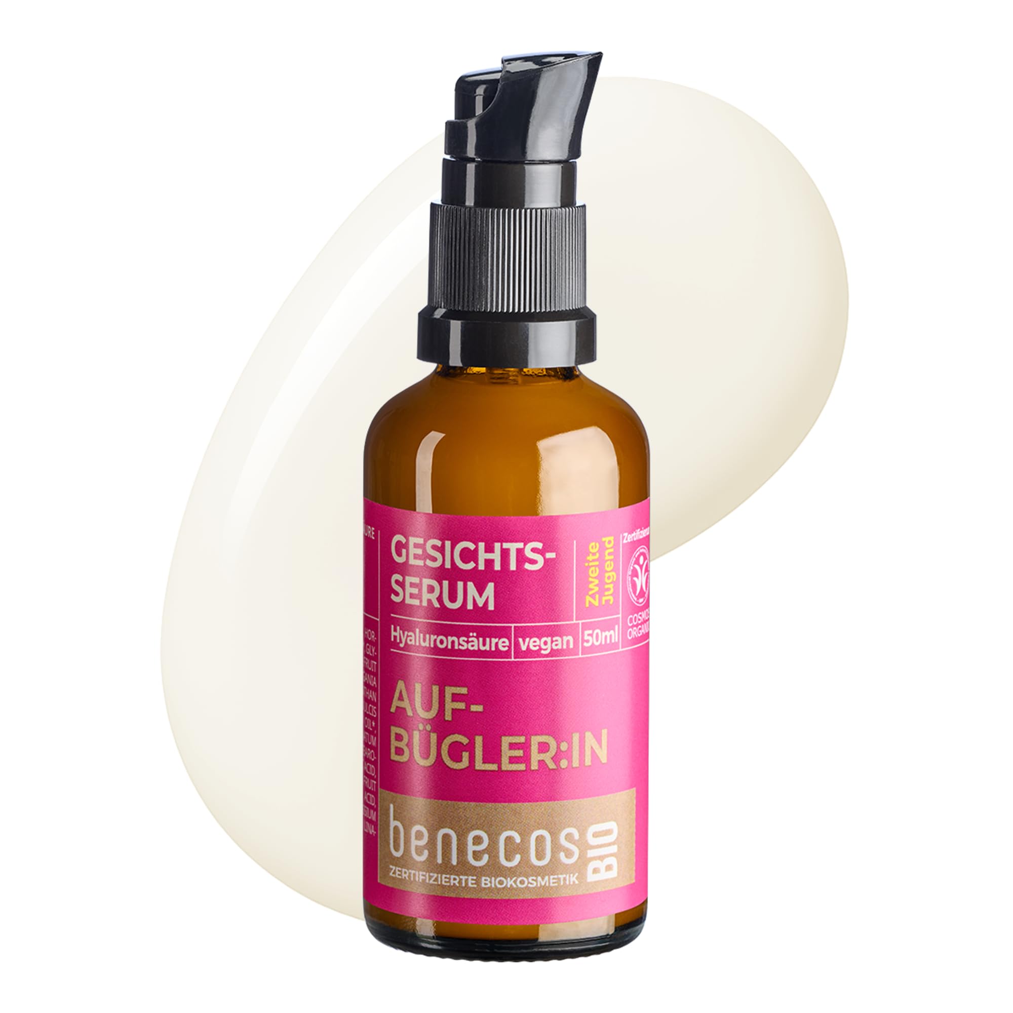 benecos - natural beauty Gesichtsserum | Hyaluronsäure, vegan, dermatologisch getestet