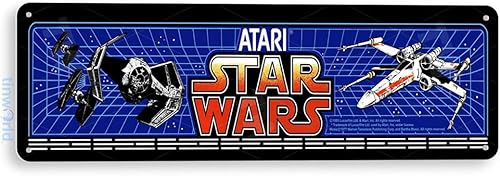 Tinworld Cartel de estaño Star Wars Arcade Game Room Shop Marquesina Decoración de metal Retro Consola C504