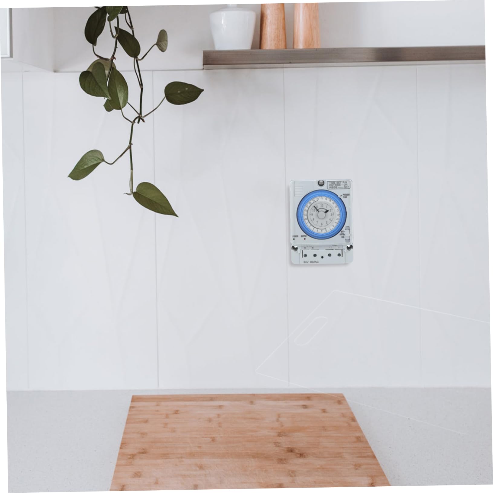 Temporizador Mecánico de Cuenta Regresiva para Cocina Blanco | Pc, Diseño Simple, Portátil Ahorro Energético, Uso en Tortitas, Formato Compacto Estilo Aleatorio