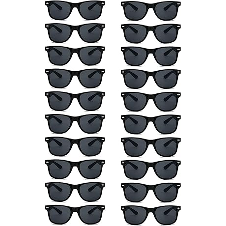20 Pairs Adult Bulk Sunglasses