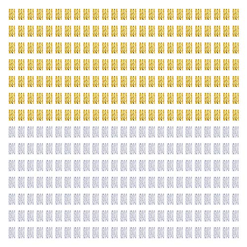 350 Pcs Deadlocks Beads Aluminum Hair Cuffs Dreadlock Jewelry Adjustable Metal Cuffs Hair Braiding Beads Hair Decorations Clips (Gold and Silver)