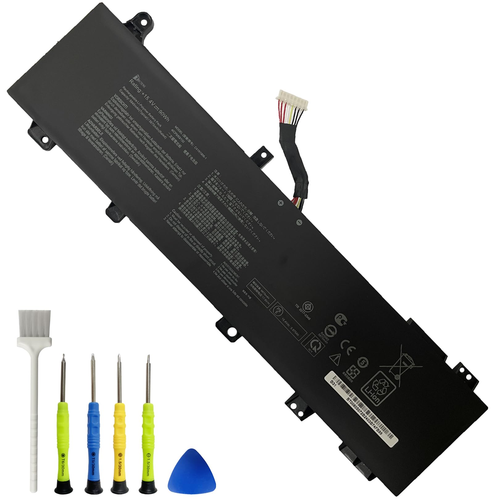 Amazon.com: TAVZENL C41N1906-1 Battery Replacement for Asus TUF