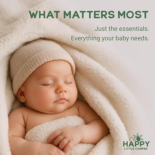 Miniatura 7 de Happy Little Camper Pañales Super Saver, talla 4, 200 unidades  Pañales desechables económicos para pieles sensibles  Hipoalergénicos, sin