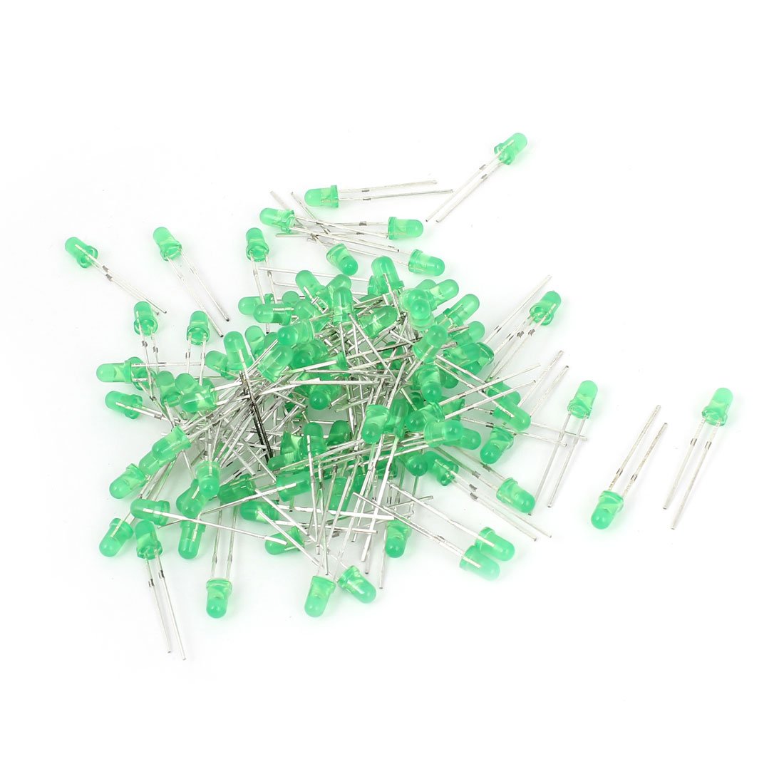 INVENTO 500Pcs 5mm Round Diffused Green Color LED Light Bulb Lamp Light Emitting Diode DC 3V for DIY Projects (B09GL485H1) Amazon Price History, Amazon Price Tracker