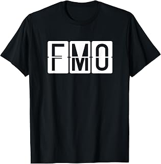 FMO Münster Osnabrück Airport Code Airport & Travel T-Shirt