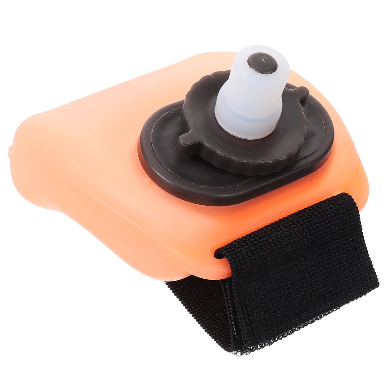 Botella de agua deportiva portátil naranja para running senderismo y fitness
