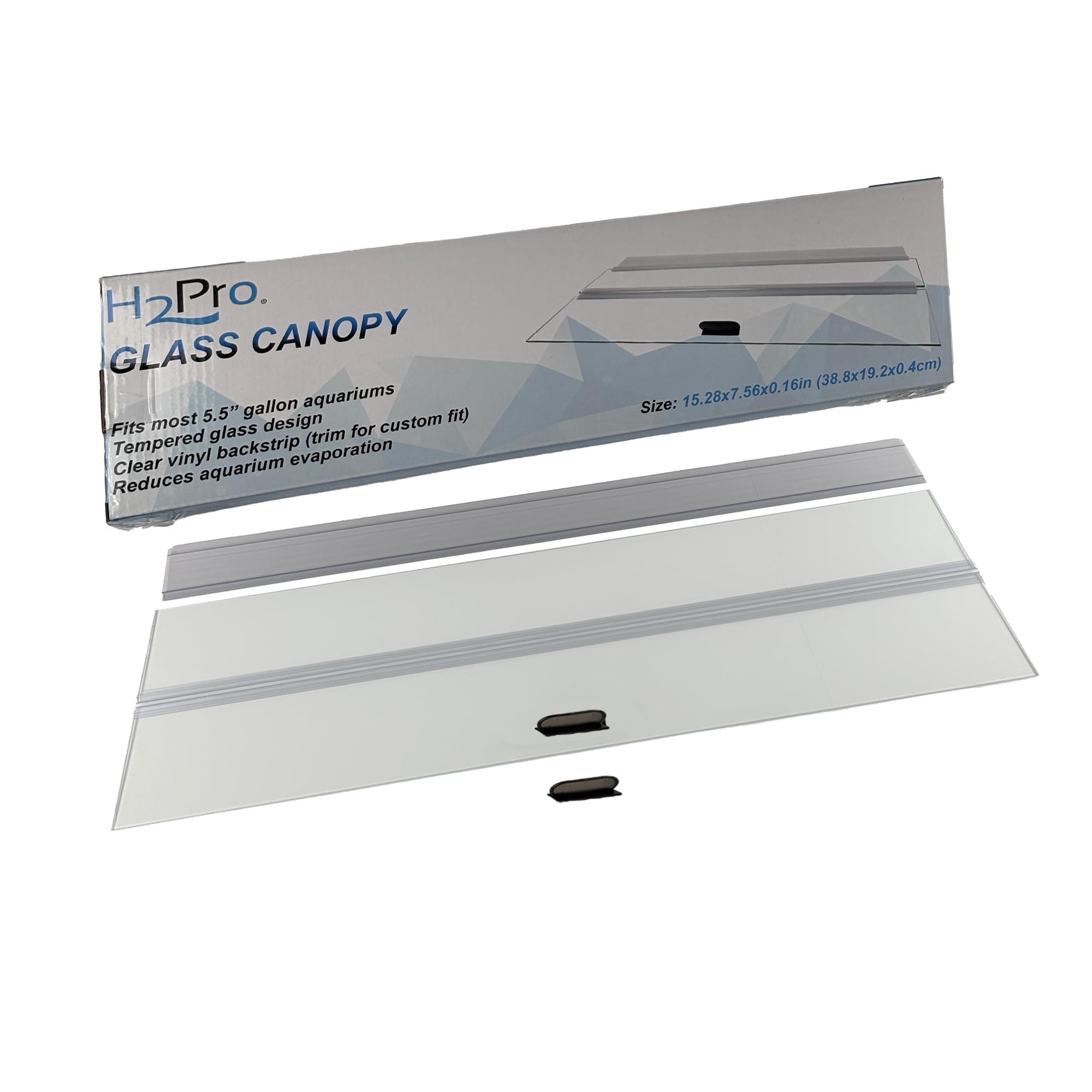 H2Pro Glass Canopy Aquarium Lid 16GT