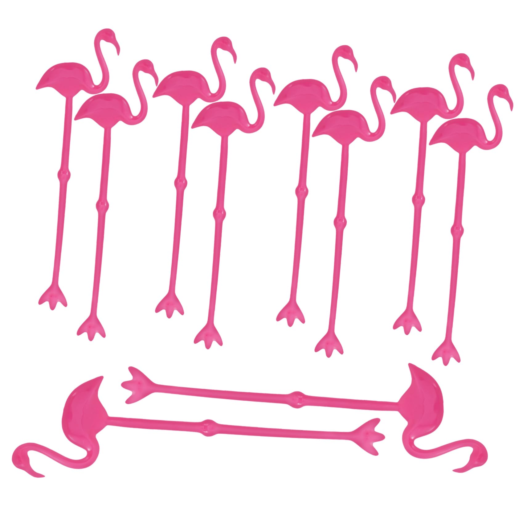 Garneck Drink Stirrer Set 12pcs Sticks Stirring Rod for Cocktail Beverage for Parties