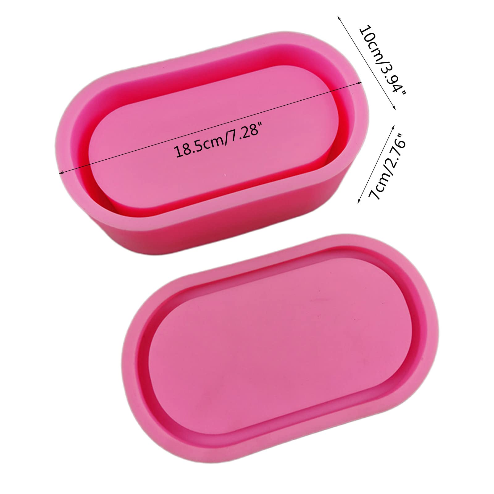 Stampo in silicone per vaso da fiori Vaso per cemento in gesso Stampo per argilla Stampo per vaso di fiori Stampi in silicone per calcestruzzo per resina