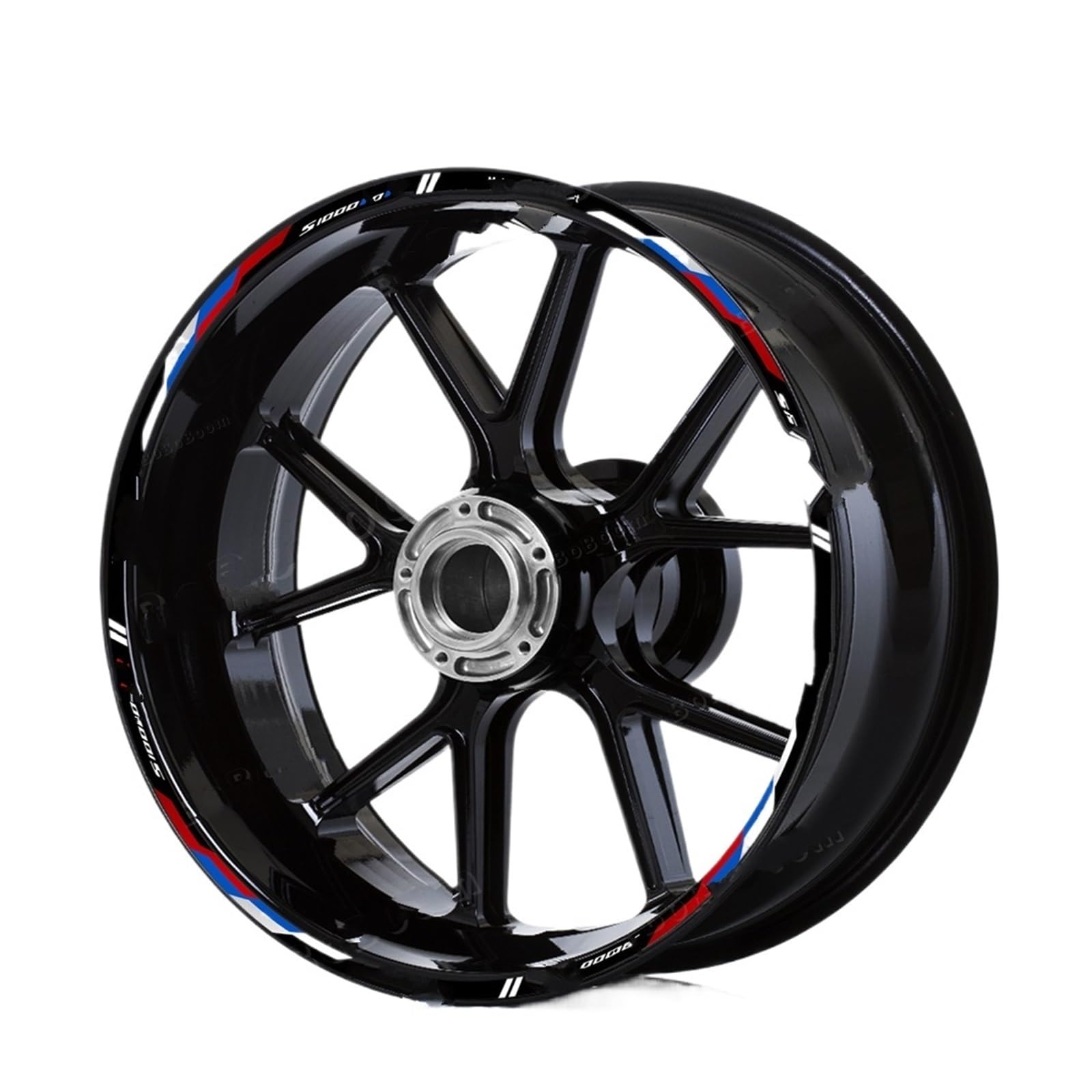 Hub Decals Rim for S1000rr S 1000 Rr S1000RR RR Motorcycle Wheel Sticker Reflective Stripe 17″ Rim Decals Waterproof Stripe Tape(Decals A)