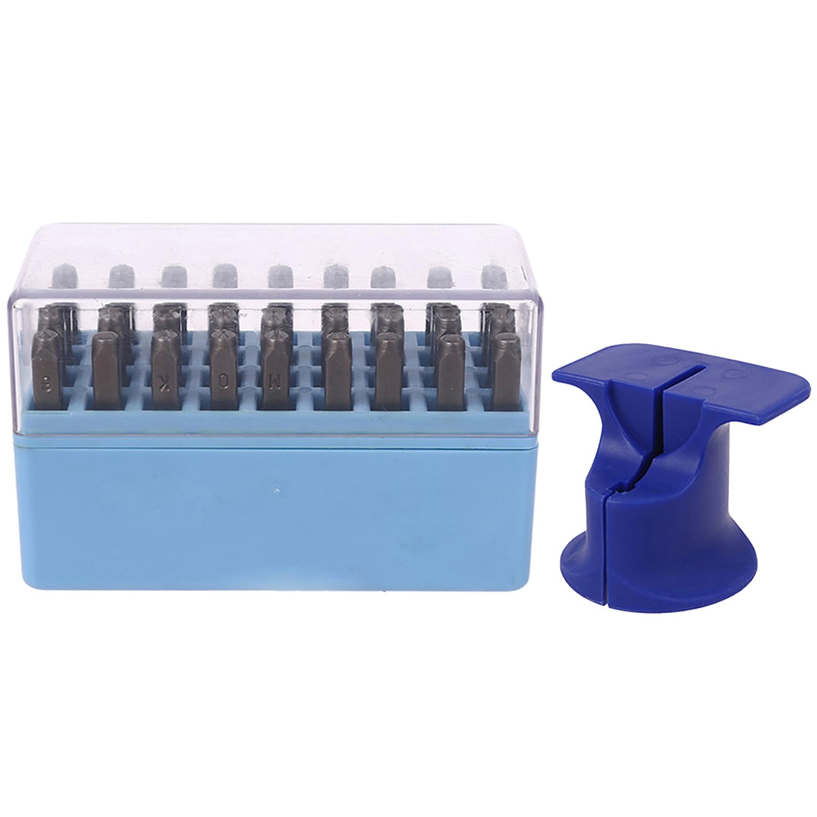 Set di timbri professionali in metallo, set di timbri con numeri e lettere, strumenti di stampa, accessori per progetti di timbro in metallo, supporto rotondo per timbri