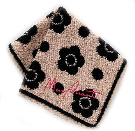 Amazon Co Jp Mary Quant マリークヮント タオルハンカチ ベージュ 婦人 約25cm マリークワント マリクワ 1905 11 04 服 ファッション小物