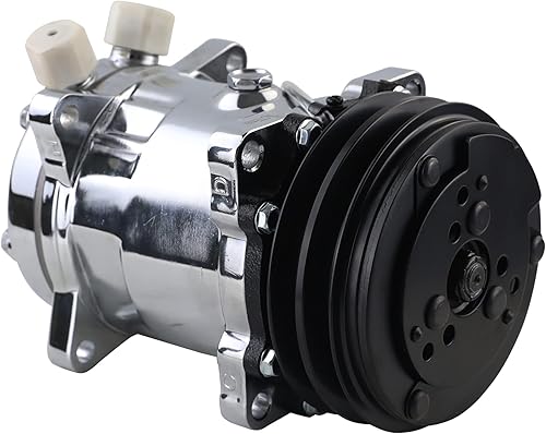 Miniatura 4 de Compresor universal del AC con el compresor negro del cromo del SD 508 5H14 R134A del embrague 2PK