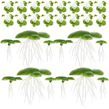 Uonlytech 8 Bags Fake Floating Duckweed Xmas Plastic Aquarium Decor