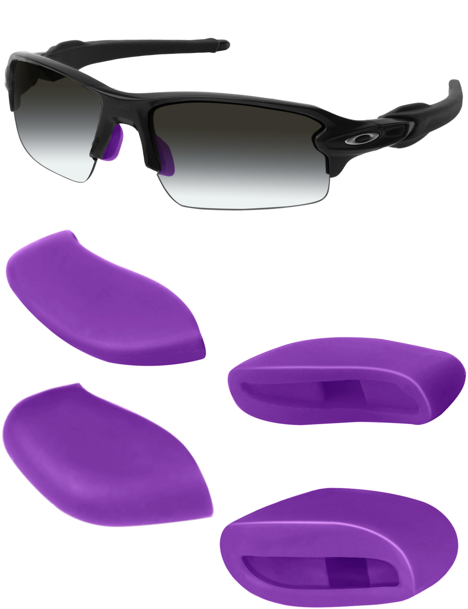 Mryok Replacement Nose Piece Nose Pads for Oakley Commit Squared(SQ)/Commit Squared(SQ) Asian Fit/Flak 2.0 Sunglass - Options