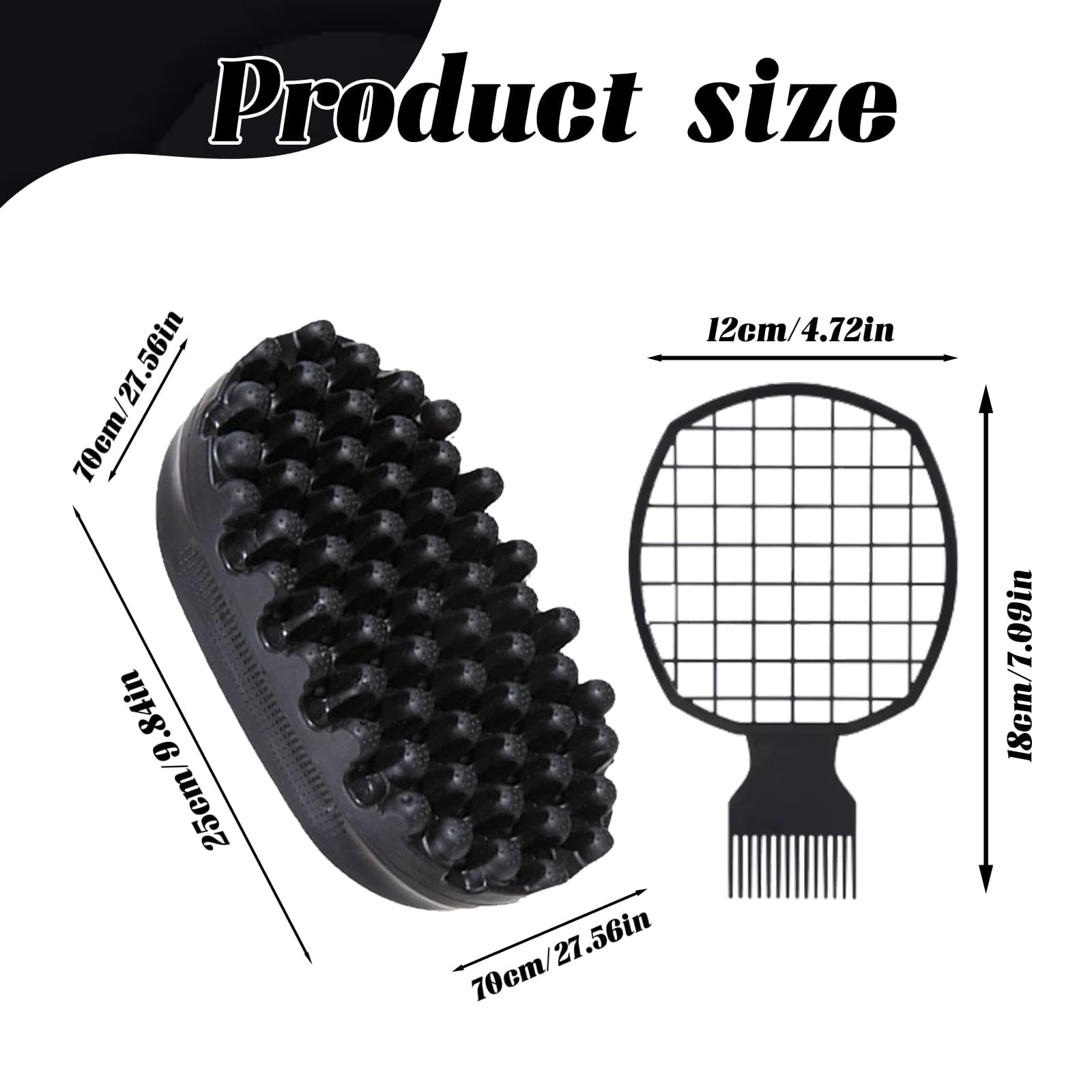 Afro Hair Sponge Brushes - Image 2