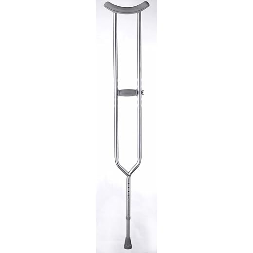 Medline Heavy Duty Adult Bariatric Crutches, 650 lbs Capacity