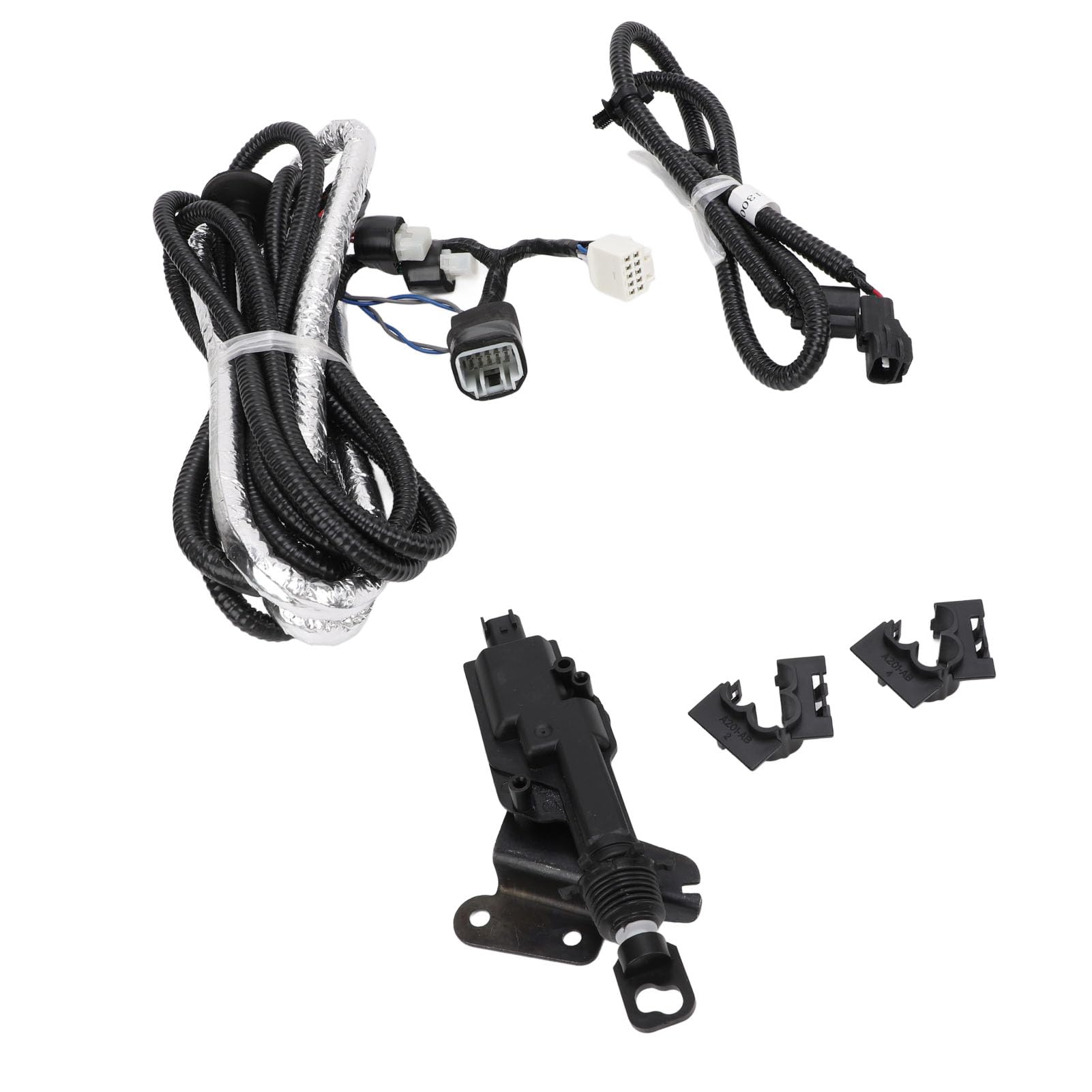 Power PK3B6 35JL0 - Kit di bloccaggio per portellone posteriore, delicato set di serrature remote con cablaggio per 3rd Gen Long Bed Crew Cab, adatto per