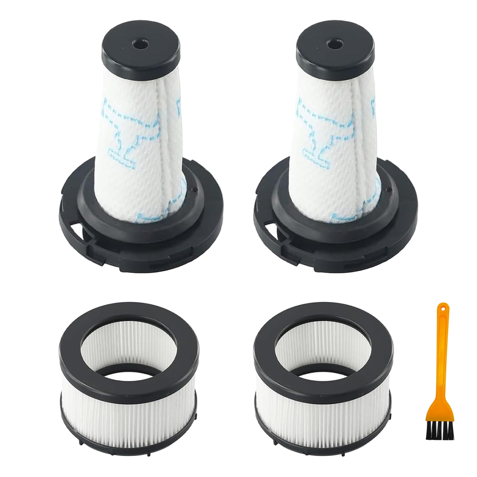 Lot De 3 Filtres De Rechange Pour Rowenta X-Force 9.60 Et NANO ESSENTIAL - Lavable Et Durable - Compatible RH2037WO, RH1127WO, Etc.