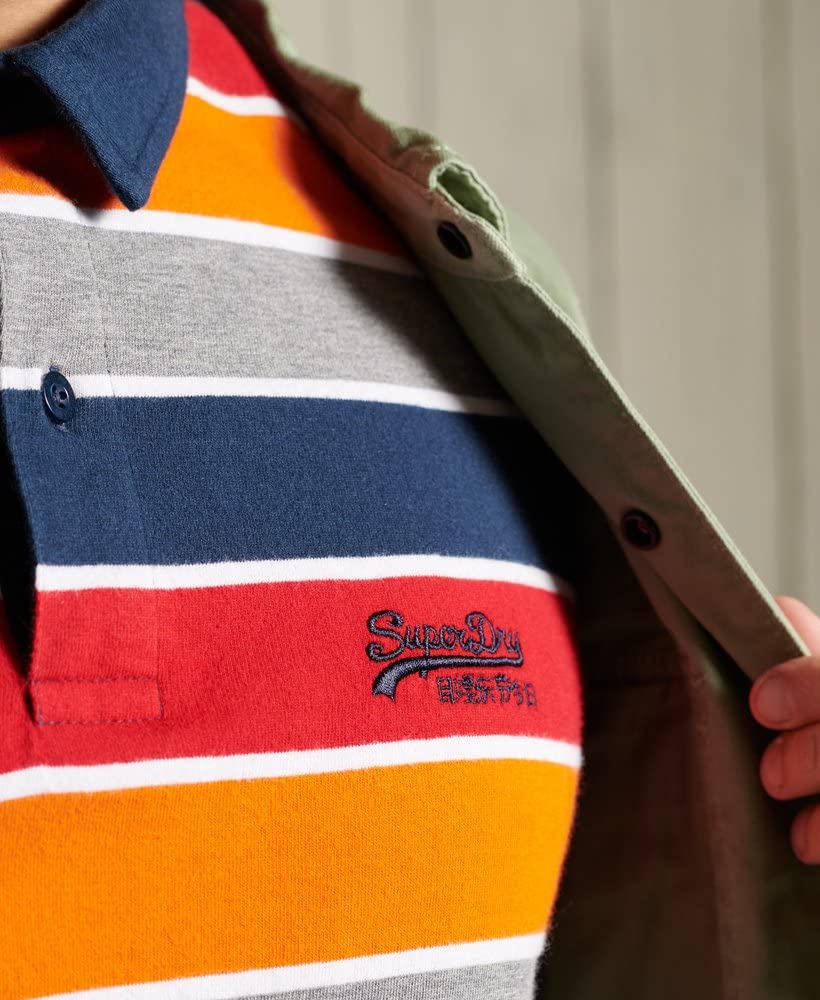 Superdry Academy Stripe Polo Uomo