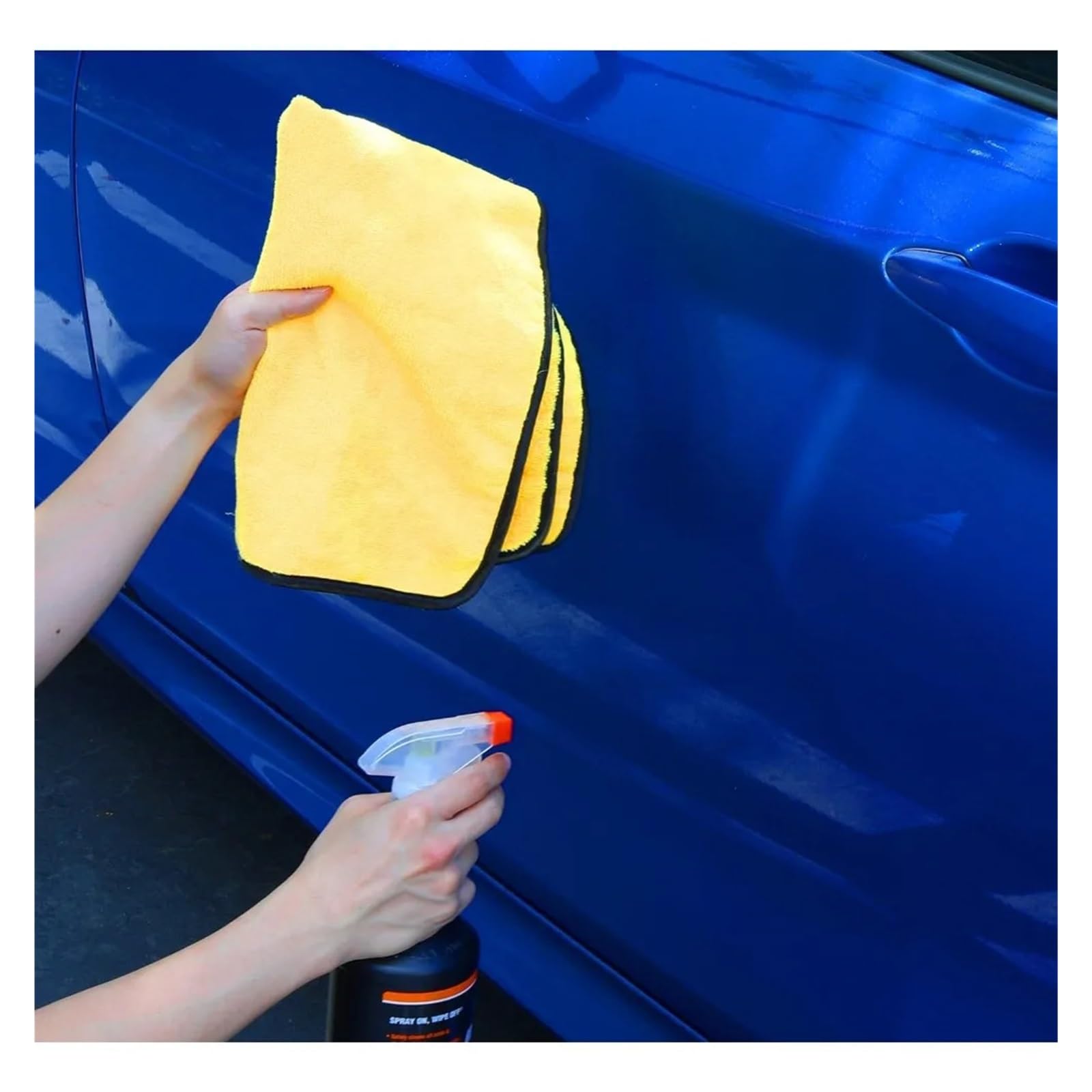 Professionelle Mikrofasertücher for das Auto, weich und saugfähig, for Detaillierung und Reinigung(6pcs)