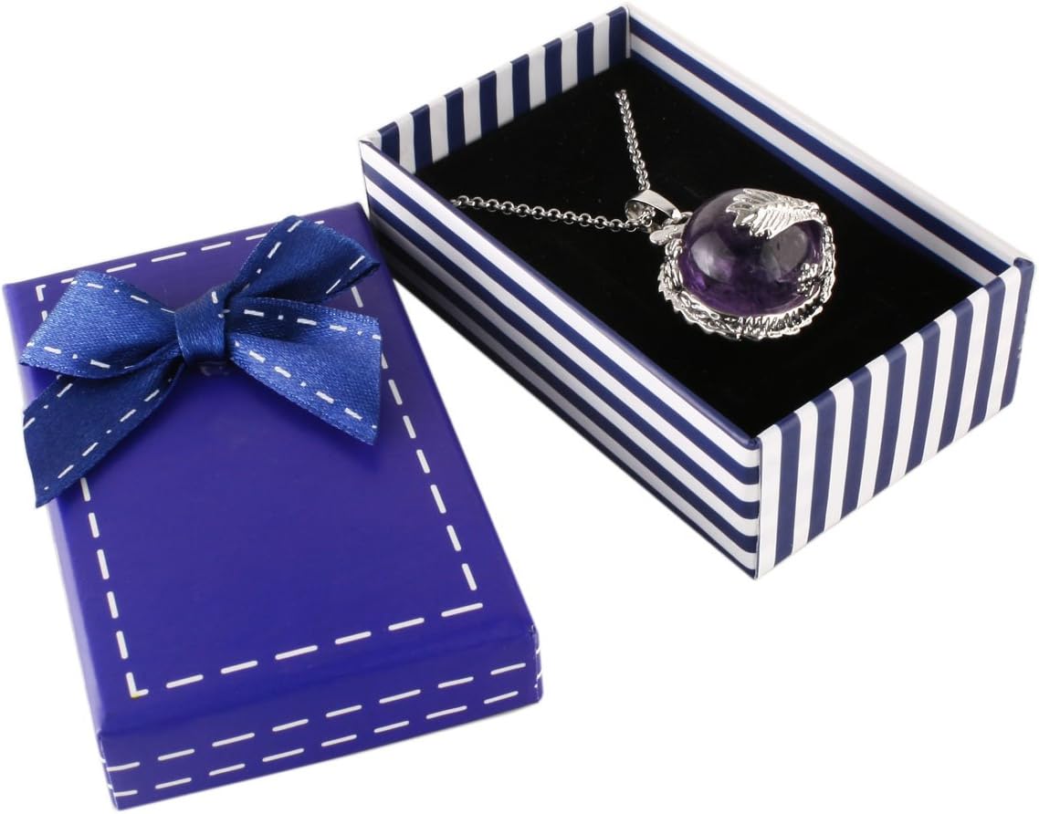 JEWELRIESHOP Dragon Necklace Chakra Reiki Healing Crystal Pendant Gemstone Necklace for Women Men - Image 5