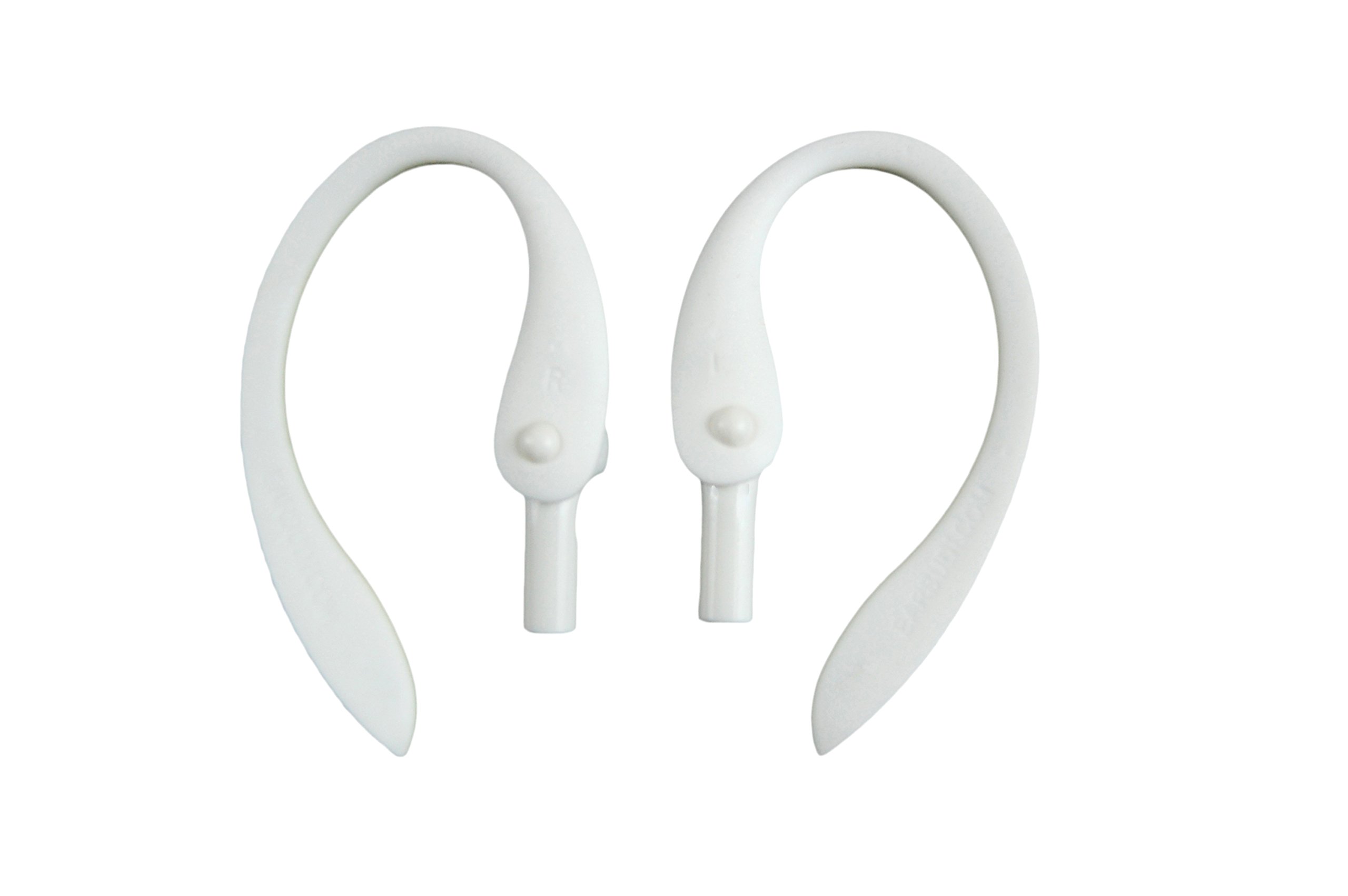 FLEX - Clips on and off Your Apple iPhone wired EarPods Bends for Amazing Custom Hold on your Ear Designed for your wired EarPods that come free with the latest iPhone models White