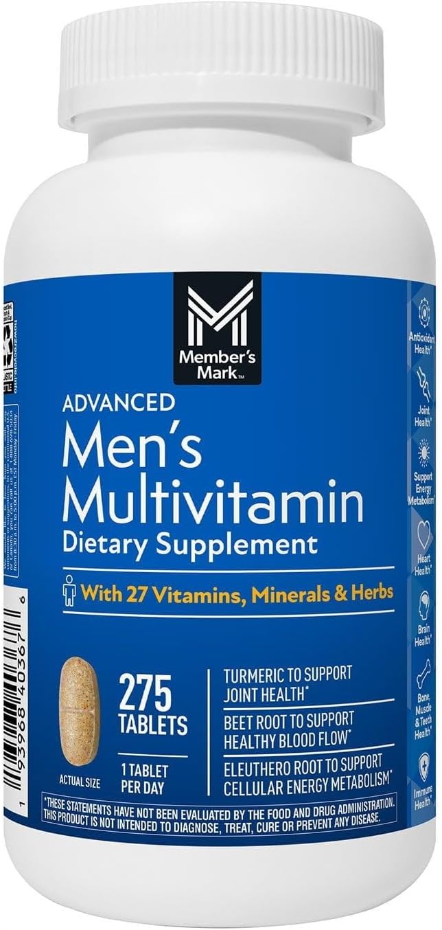 Members Mark Men's Daily Multivitamin (275 Count)