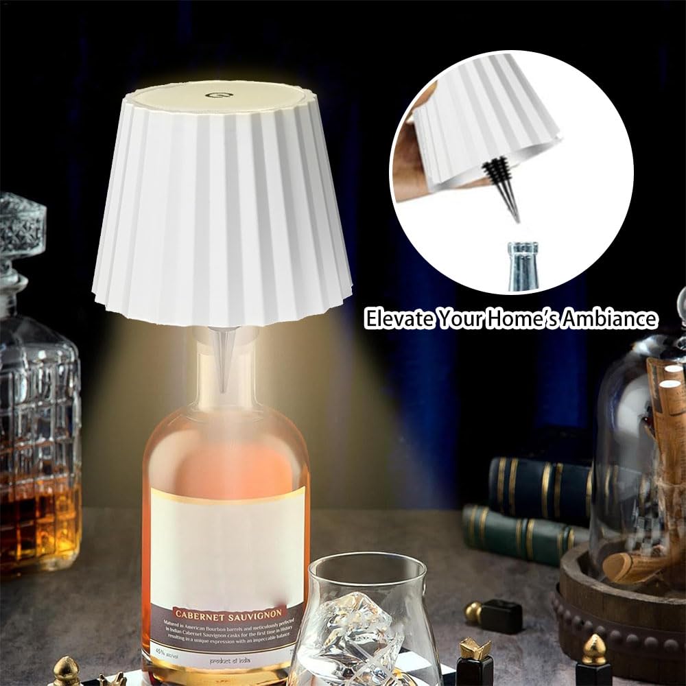Lampada per Bottiglia LED Ricaricabile - 5200Mah Lampada Da Tavolo Lampada per Bottiglia LED Ricaricabile - 5200Mah Lampada Da Tavolo