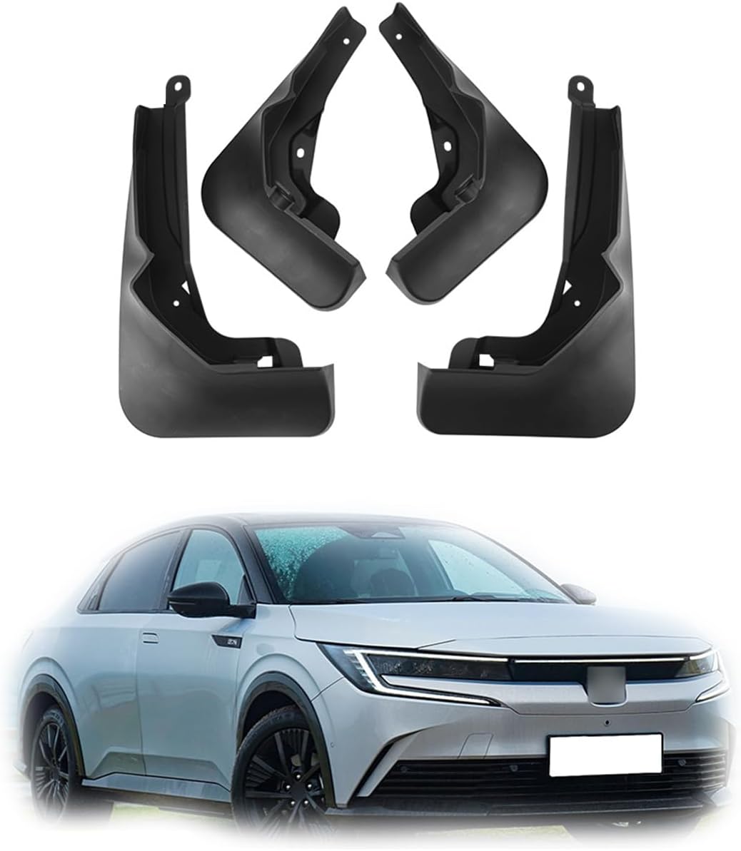 Car Mud Flaps Mudguard for Honda e:NP2 2024+ Front and Rear Mudflaps Splash Guards Heavy Duty Flares 4-PC Auto Accessories,Send 1 Car Wash Towel