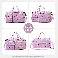 Vista 232 de Pequeña bolsa de gimnasio para mujer, bolsa de viaje con compartimento para zapatos