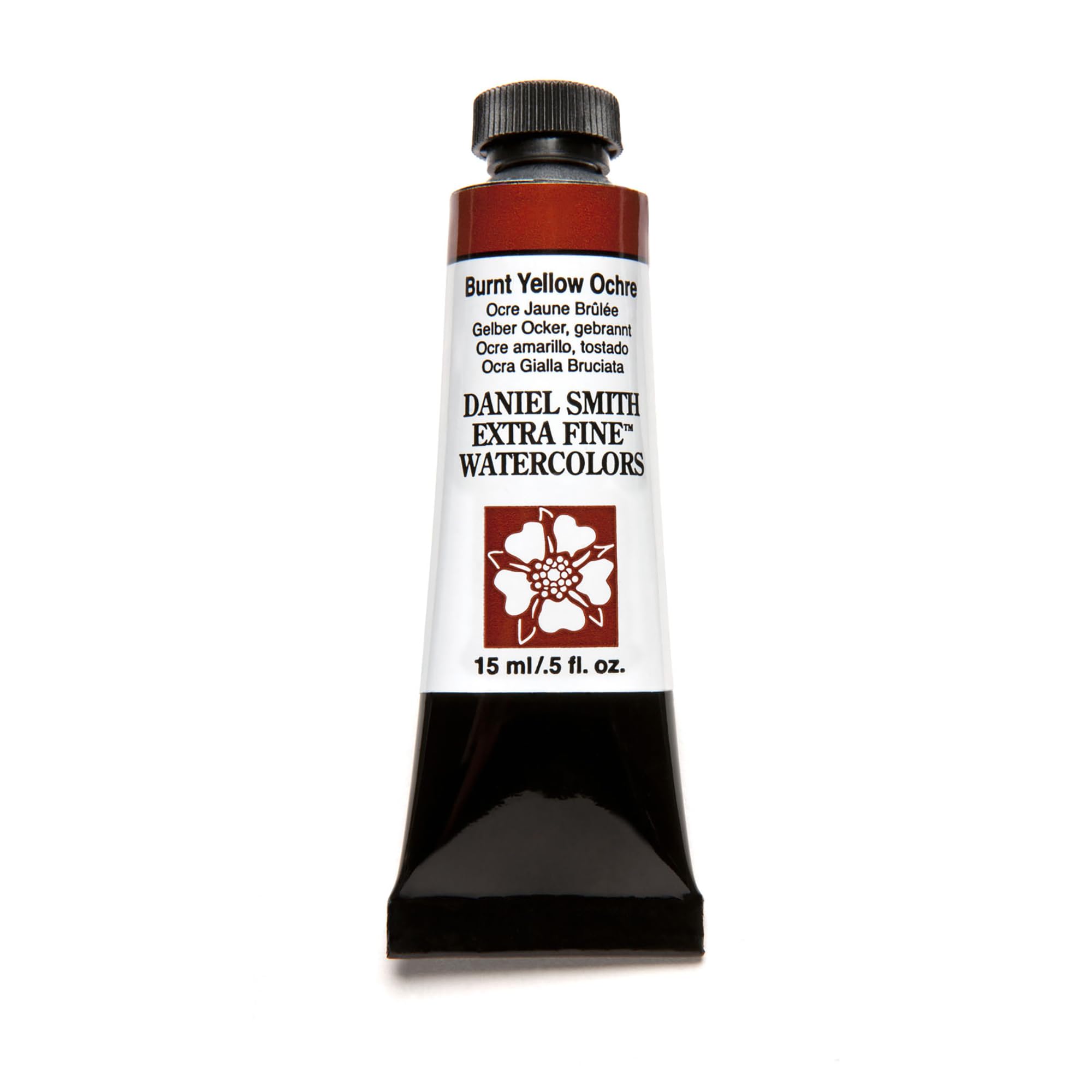 DANIEL SMITH Extra Fine Watercolor 15ml Paint Tube, Burnt Yellow Ochre