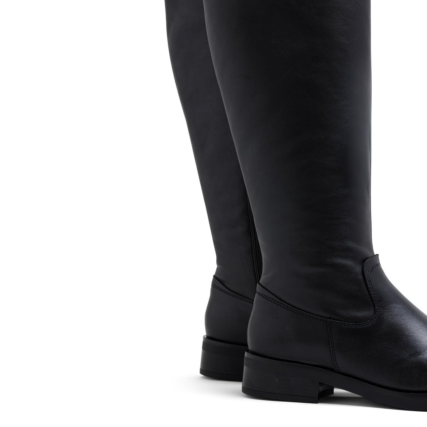 Porronet Botas altas de piel con cremallera belén Mujer | Piel auténtica, tacón de 3,5 cm, cierre de cremallera, suela antideslizante, hechas a mano en España, para invierno
