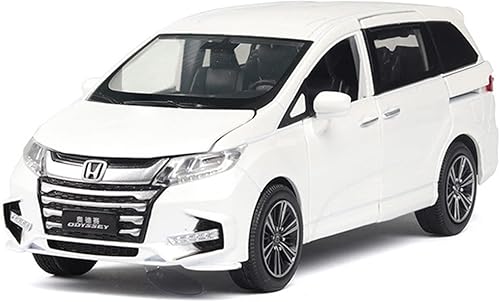 Miniatura 1 de Fundición a presión 132 para Honda Odyssey Aleación Diecast MPV Modelo de juguete Vehículo multiusos de simulación de coche con luz de sonido,