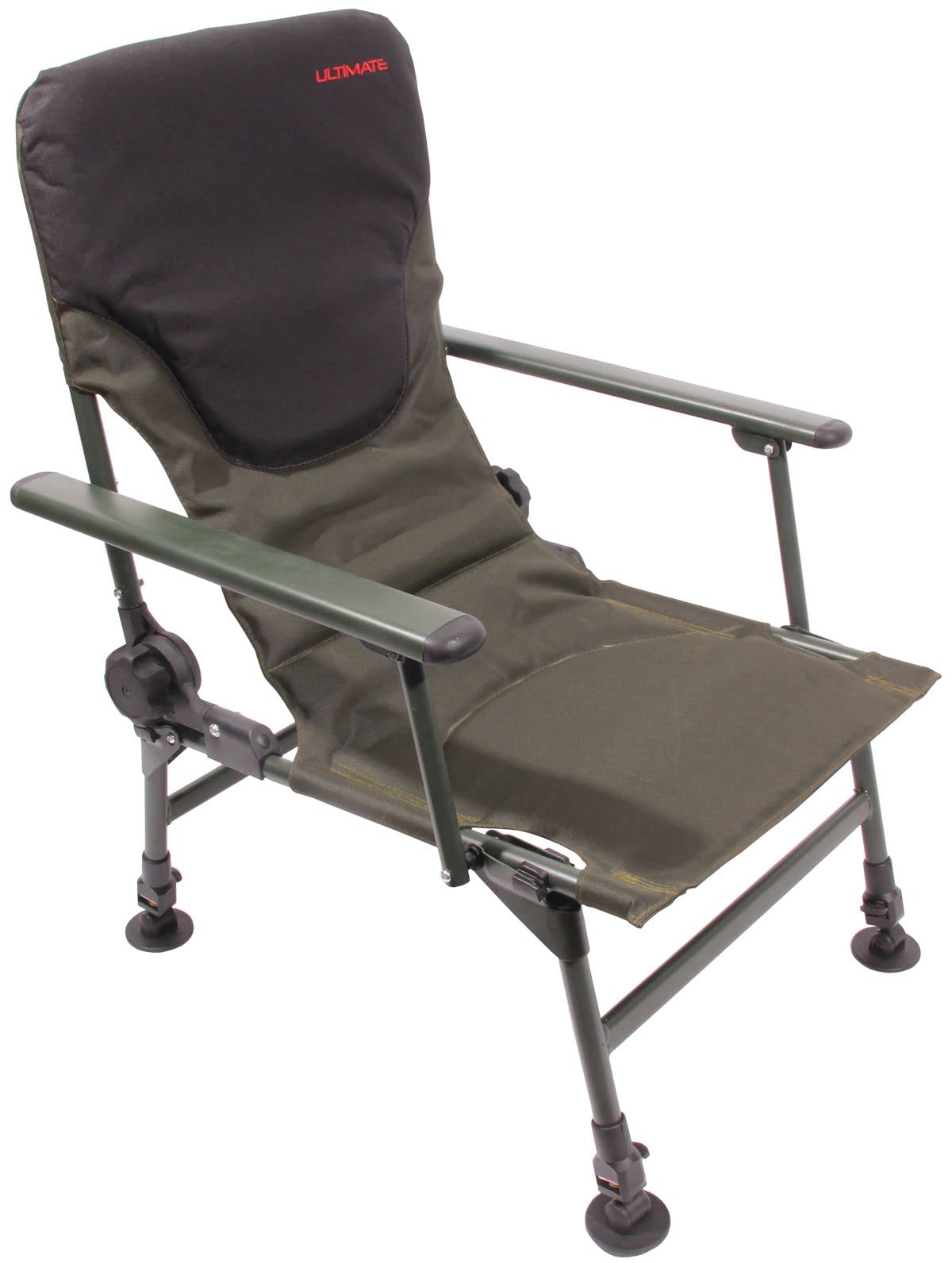 Ultimate COM4 Recliner Comfort Chair Green - Sedia Carpfishing