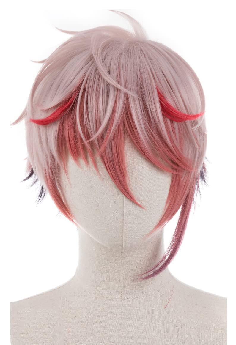 コスプレウィッグ バーチャル 耐熱 ウィッグ 耐熱 かつら アニメ 仮装 コスチューム小物 パーティー イベント 仮装 コスチュム ウィッグネット付き 撮影 祭り (セラフ・ダズルガーデン)