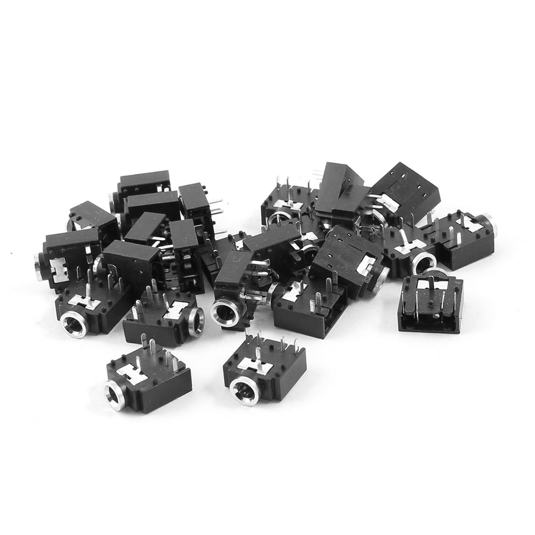 Connecteur Alimentation DC Mâle 1.3x3.5mm - Lot De 5, ABS, Pour Électronique