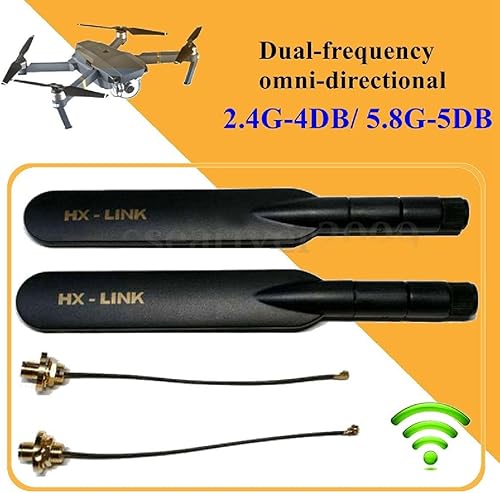 Miniatura 4 de HX-OS64 Antena de alcance extendido Drone 5000M Amplificador de señal Omnidireccional Booster Extender Drone Accesorios para DJI Mavic Pro Accesorios
