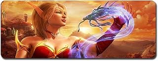 Mouse Pad，Professional Large Gaming Mouse Pad, World of Warcraft Mouse Pad,Extended Size Desk Mat Non-Slip Rubber Mouse Mat (3, 800 x 300 x3 mm / 31.5 x 11.8 x 0.12 inch)