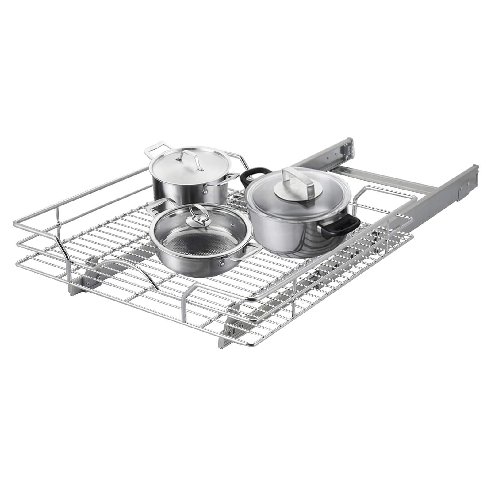 Buy Pull Out Organizer（11"W x 18"D x 5"H ), 1 Tier Heavy Duty Slide Out Kitchen