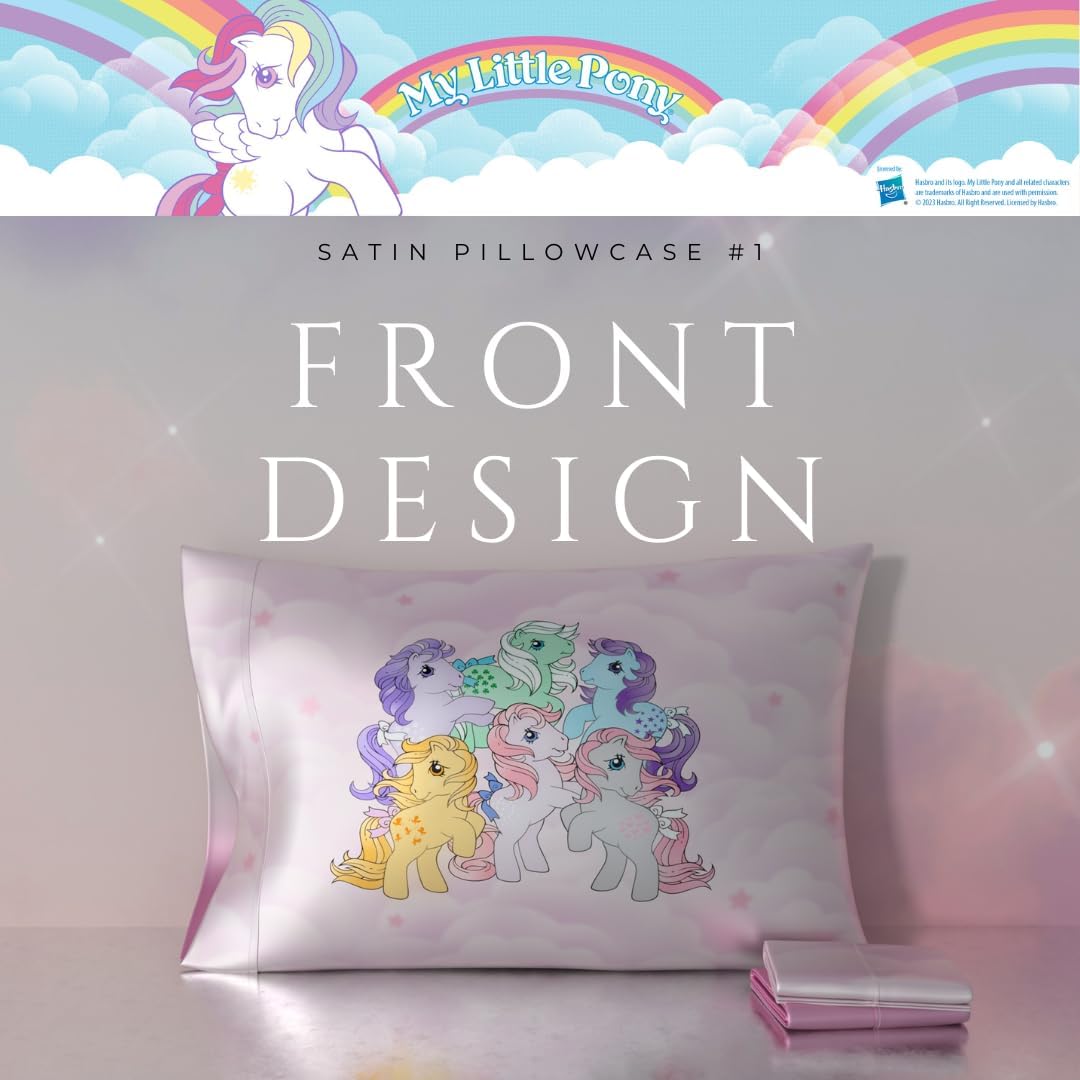 My Little Pony Beauty Silky Satin Standard 2 Pack Pillowcase Cover 20x30 for Hair and Skin, (Officially Licensed Product) by Franco Collectibles - Image 4