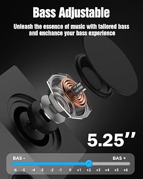 Hiwill 5.1CH Dolby Atmos Sound Bar for TV, 2 Wired Rear Speakers Surround Sound System, 380W Peak Power, Home Theater TV Speaker Soundbar with Subwoofer, HDMI eARC/ARC/OPT/BT 5.3, HiElite A51