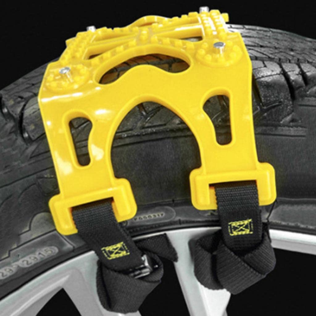 Trendy Retail® 6 Pack Snow Tire Chains for Most Cars Anti-slip Chains Emergency All Season SUV Tire Cables Tire Width: 165-285mm/6-11 Inch